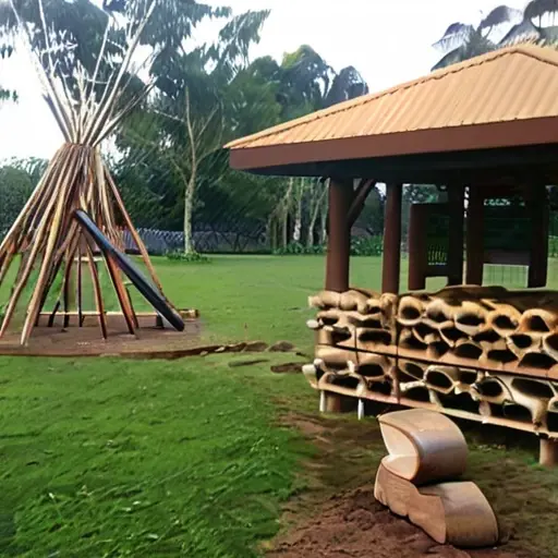 Игры на свежем воздухе: как создать экологически чистую игровую площадку для детей с использованием природных материалов.