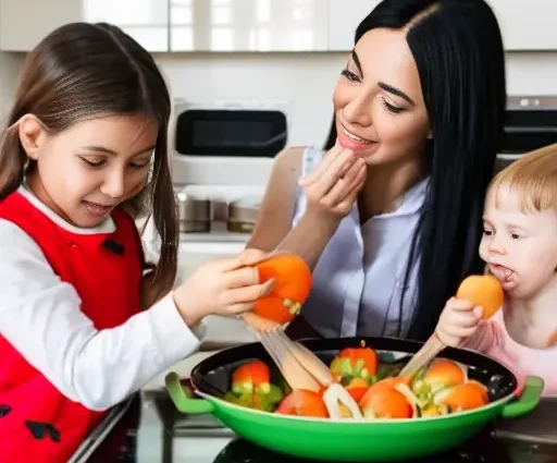Как вовлечь детей в приготовление здоровой еды через игру: практические советы и рецепты для семейных вечеров.