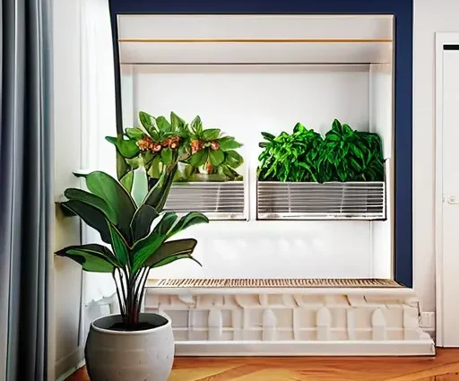 Создайте экологический лендинг в квартире: используя растения и воздуховоды, оптимизируйте пространство для дыхательных практик и медитации.