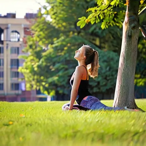 Создайте "утренние ритуалы": 15 минут на свежем воздухе с растяжкой и медитацией перед началом дня в мегаполисе.