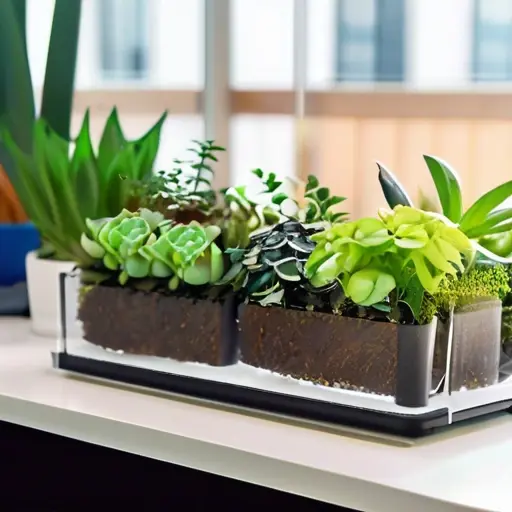 Как организовать мини-сады в офисе и дома для улучшения воздуха и создания расслабляющей атмосферы.