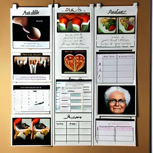 Создайте личную "доску вдохновения" для ЗОЖ: визуализируйте цели, привычки и вдохновляющие цитаты для мотивации в пути к здоровью.