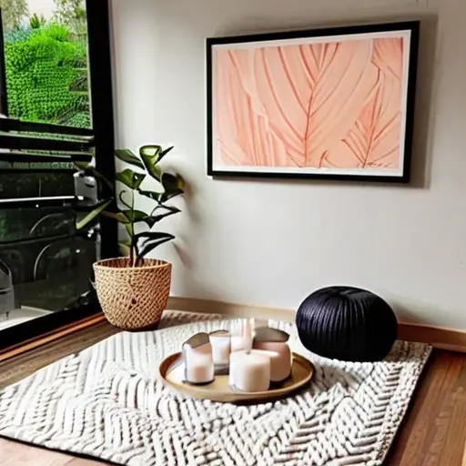 Как создать личное пространство для медитации в квартире с доступными предметами и элементами природы.