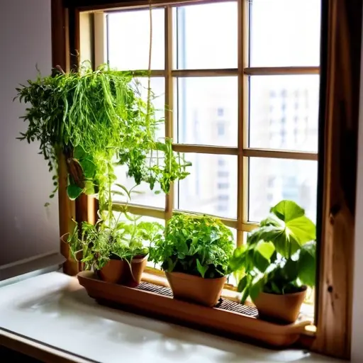 Создайте мини-сад на окне: свежие травы не только украсят пространство, но и обогатят рацион полезными витаминами.