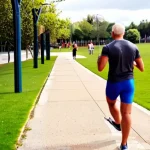 Создайте городской маршрут для физической активности: комбинируйте прогулки с небольшими упражнениями на станциях уличных тренажеров.