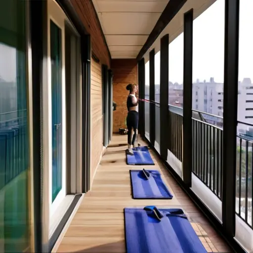 Создайте утренний ритуал с 10-минутной зарядкой на балконе, врата в здоровье и свежий воздух мегаполиса.