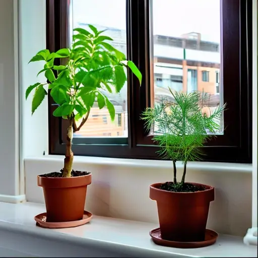 Создайте "зеленые оазисы" на подоконниках: выращивайте пряные травы для здорового питания и свежего воздуха в квартире.