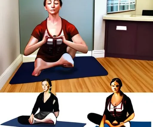 Создайте мини-куточки для йоги на работе: используйте углы кабинета для быстрых растяжек и медитации в перерывах.