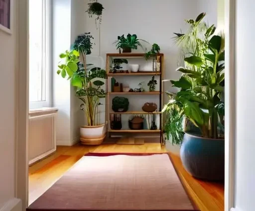 Создайте "активные зоны" в квартире: уголок для утренней растяжки, мини-сад с комнатными растениями и место для медитации.