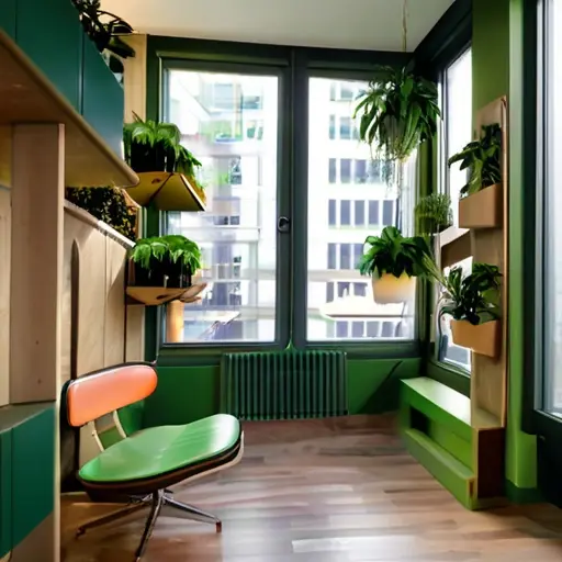 Как организовать мини-зеленый уголок для расслабления и повышения энергии прямо на рабочем месте в мегаполисе