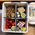 Создайте «коробку здоровья» — контейнер с перекусами и мини-тренировками, доступными для быстрого использования в офисе или дома.