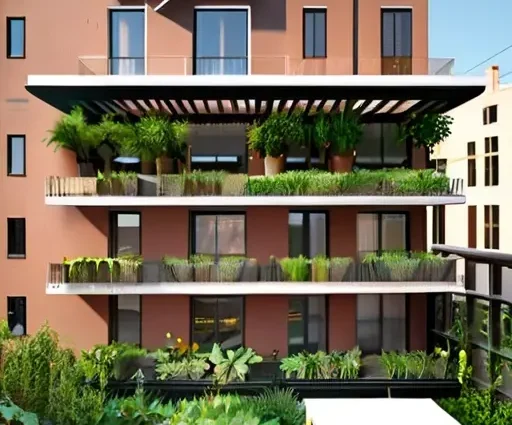 Создайте мини-огороды на балконах: свежие травы, овощи и медитация на свежем воздухе в сердце мегаполиса.